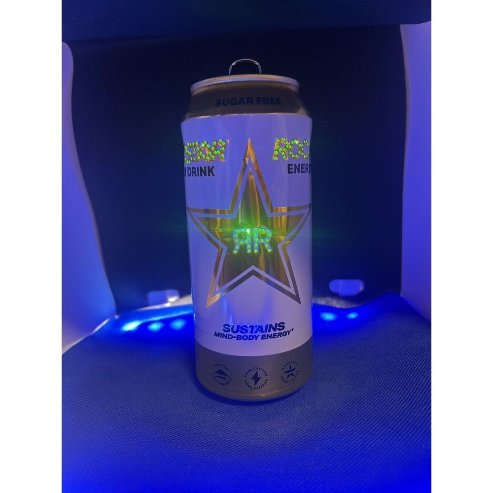 Rockstar Energy Drink Collectible Lamp‎ Can Green Light